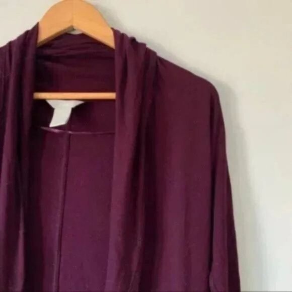 Joe fresh oversized fabric draped cardigan size XS - Picture 3 of 7